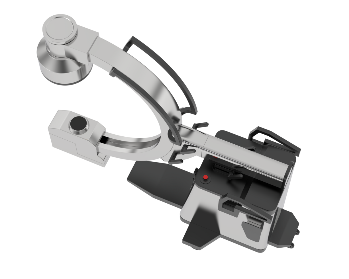 X-Ray machine isolated on background. 3d rendering - illustration png