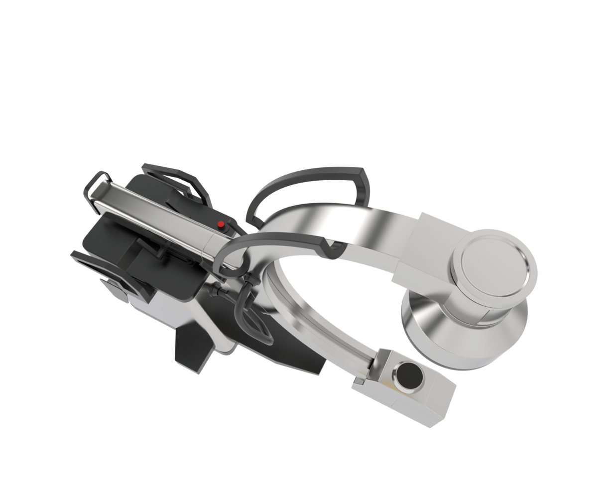 X-Ray machine isolated on background. 3d rendering - illustration png