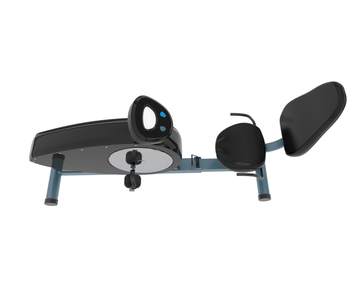 Gym bike isolated on background. 3d rendering - illustration png