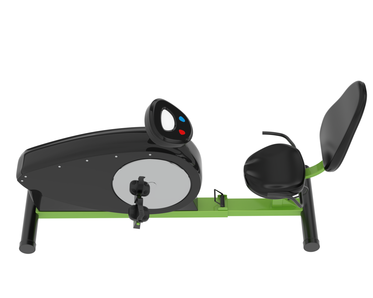 Gym bike isolated on background. 3d rendering - illustration png