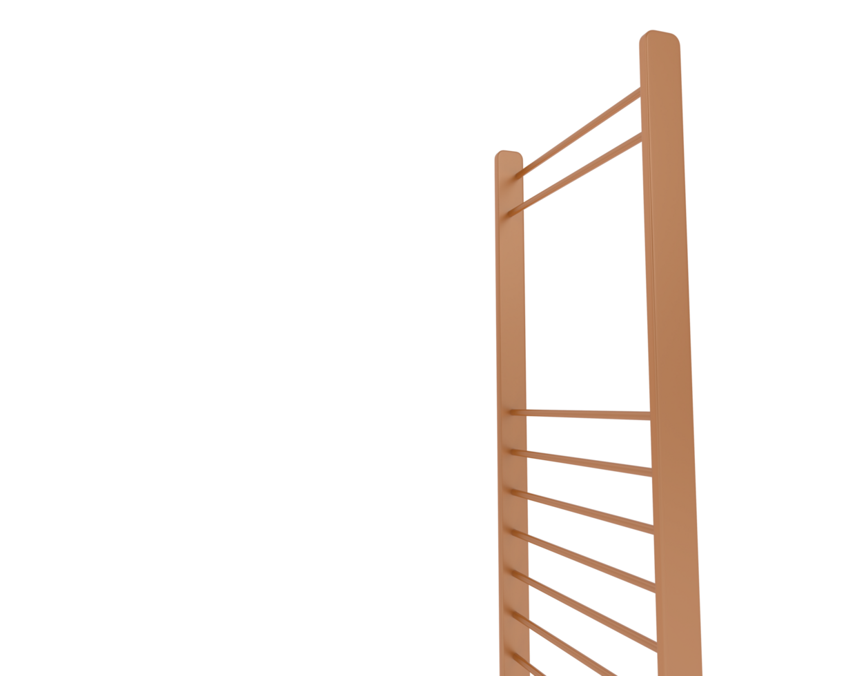 Gymnastics wall bars isolated on background. 3d rendering - illustration png