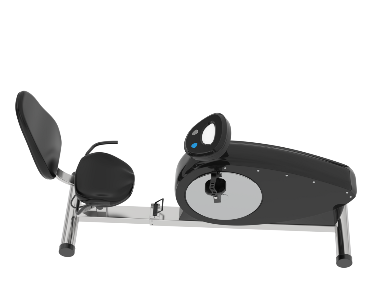 Gym bike isolated on background. 3d rendering - illustration png