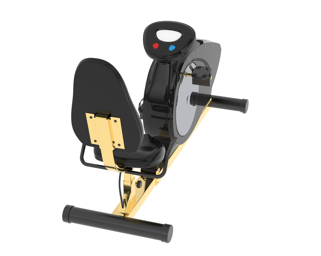 Gym bike isolated on background. 3d rendering - illustration png