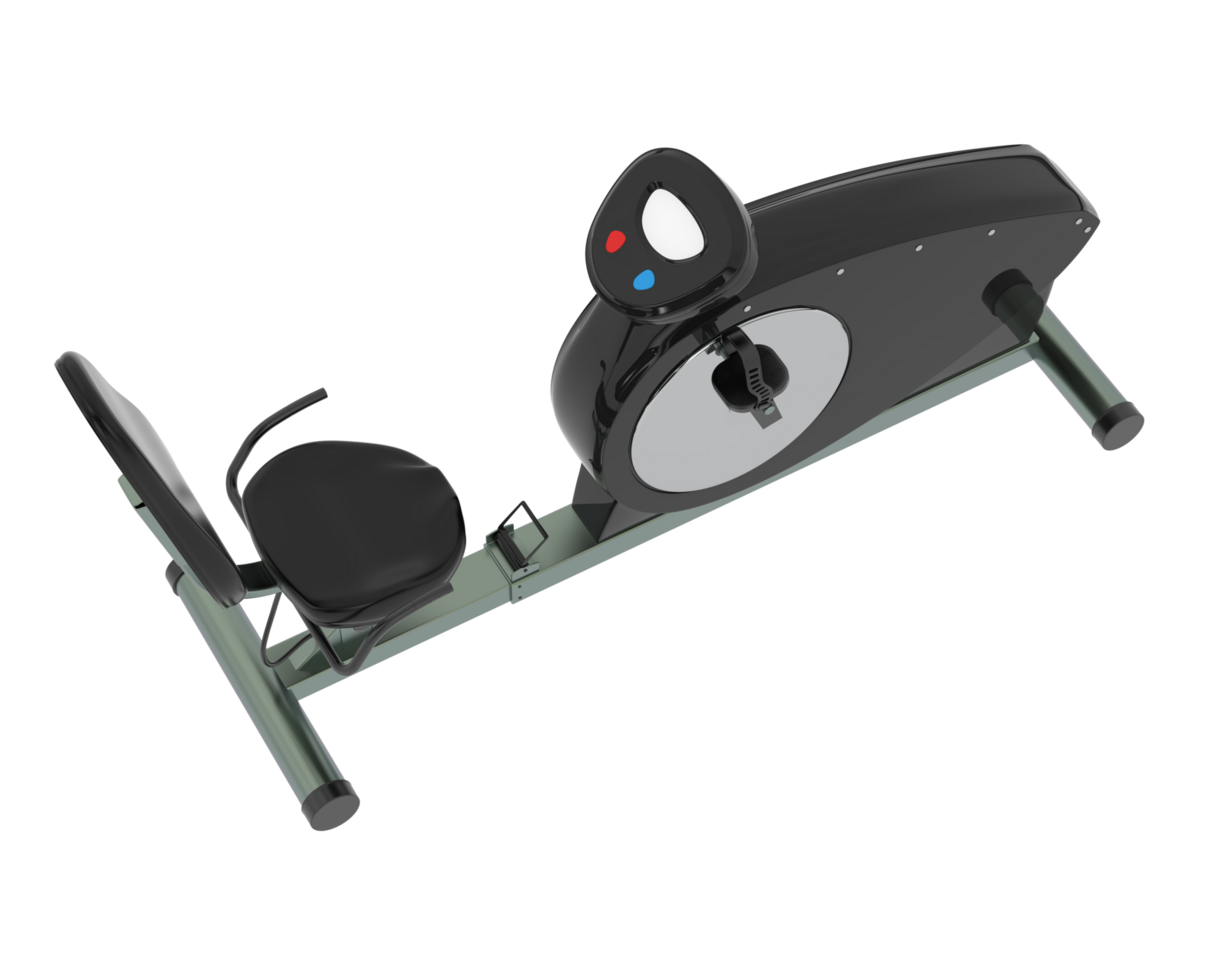Gym bike isolated on background. 3d rendering - illustration png