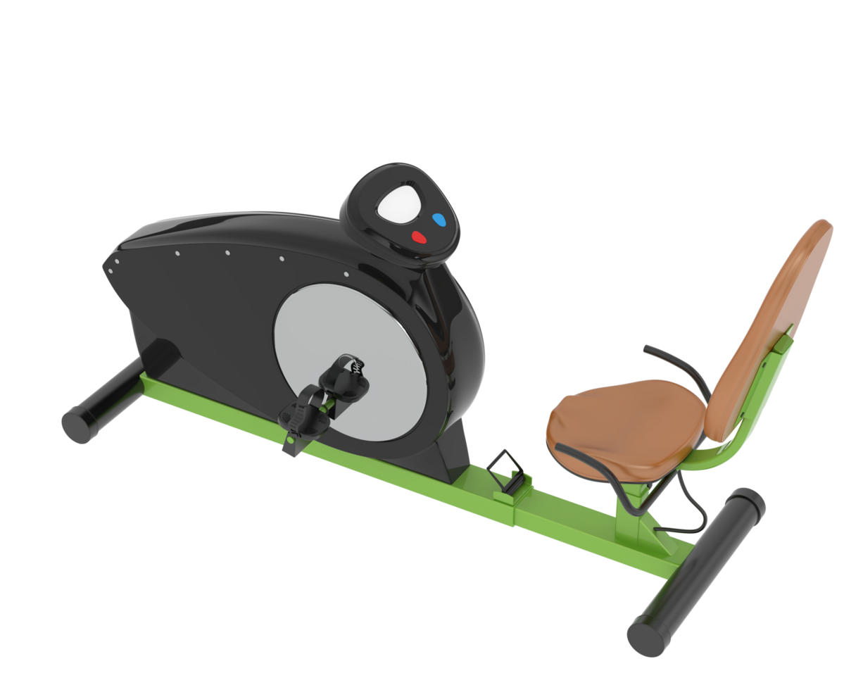Gym bike isolated on background. 3d rendering - illustration png