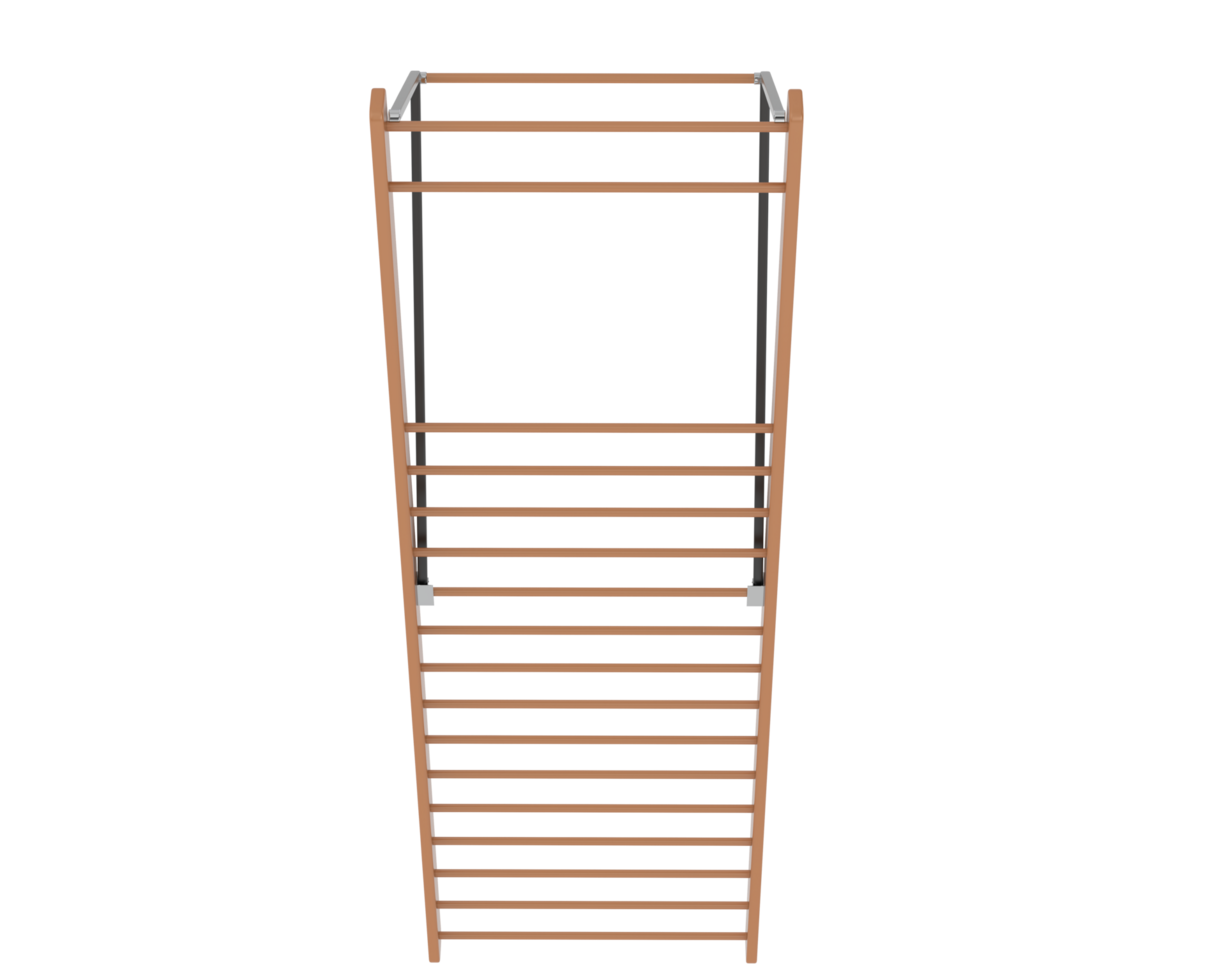 Gymnastics wall bars isolated on background. 3d rendering - illustration png