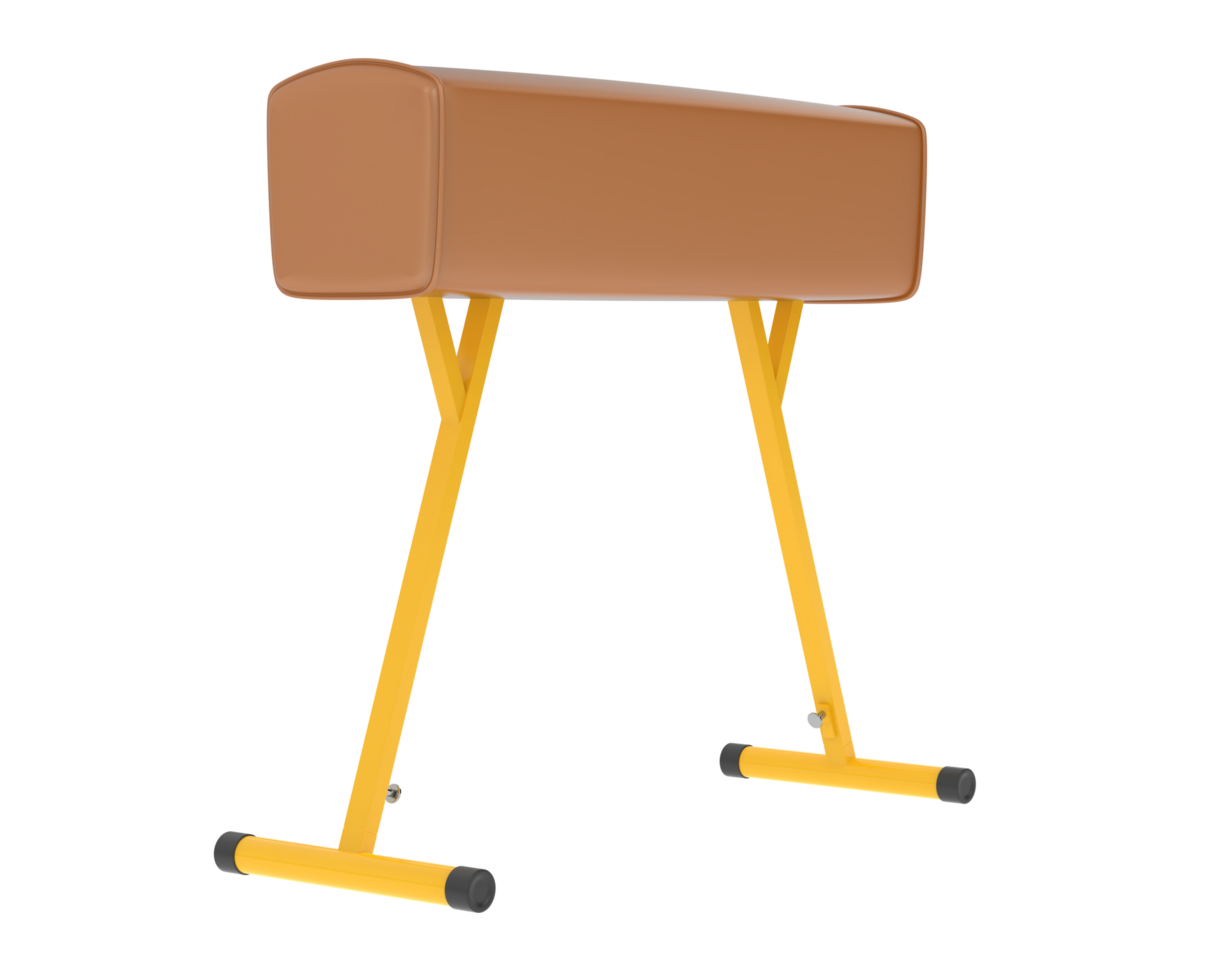 Gymnastic equipment isolated on background. 3d rendering - illustration png