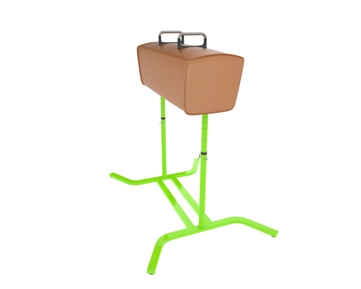 Gymnastic equipment isolated on background. 3d rendering - illustration png