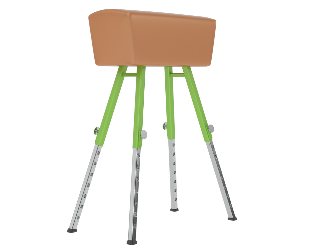 Gymnastic equipment isolated on background. 3d rendering - illustration png