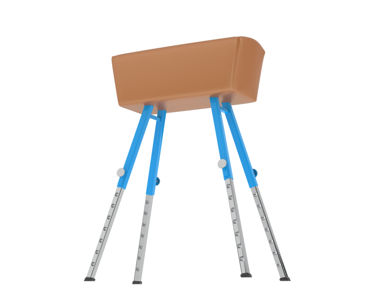 Gymnastic equipment isolated on background. 3d rendering - illustration png