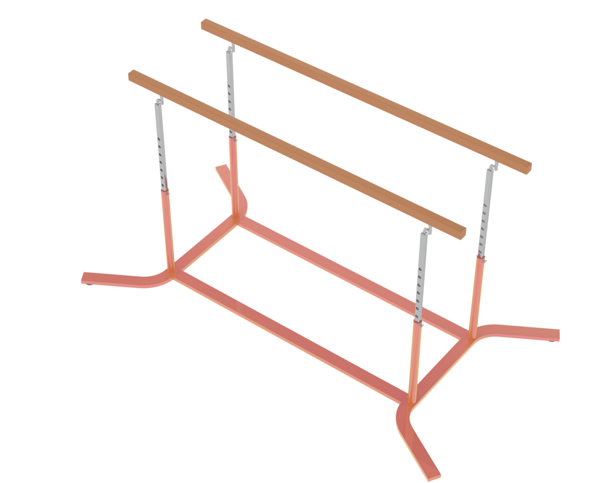Gymnastic equipment isolated on background. 3d rendering - illustration png