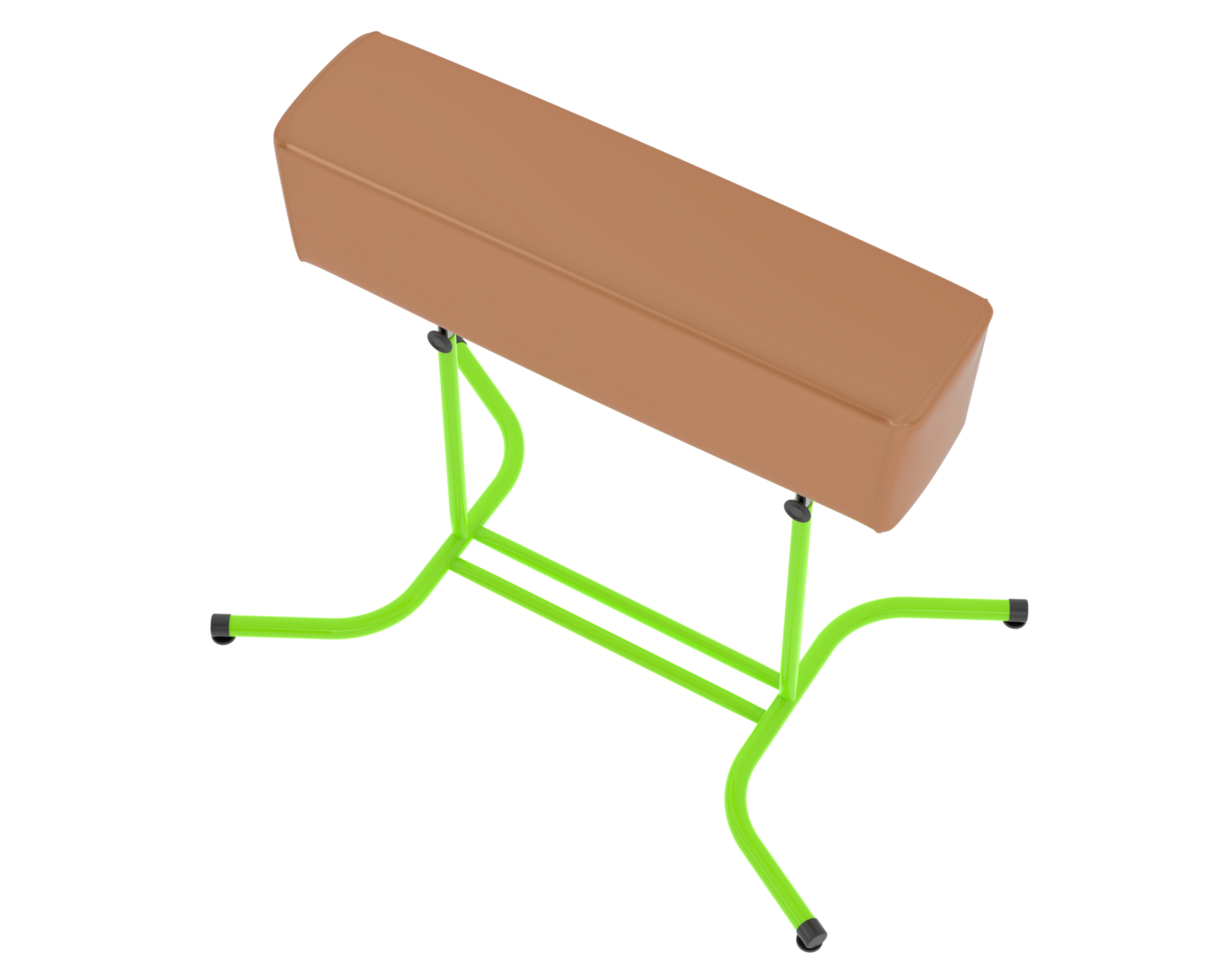 Gymnastic equipment isolated on background. 3d rendering - illustration png