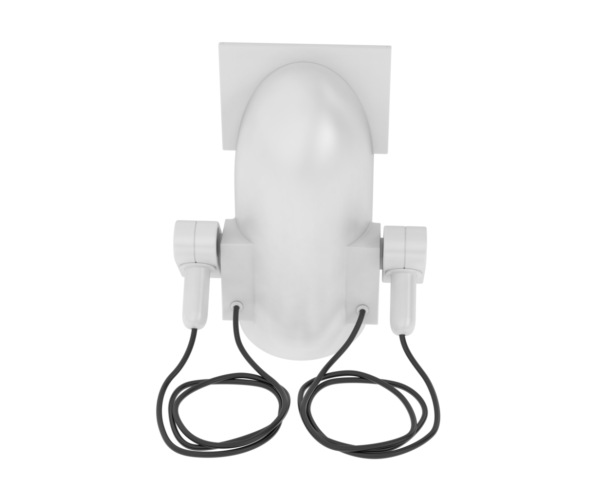 Skin device isolated on background. 3d rendering - illustration png