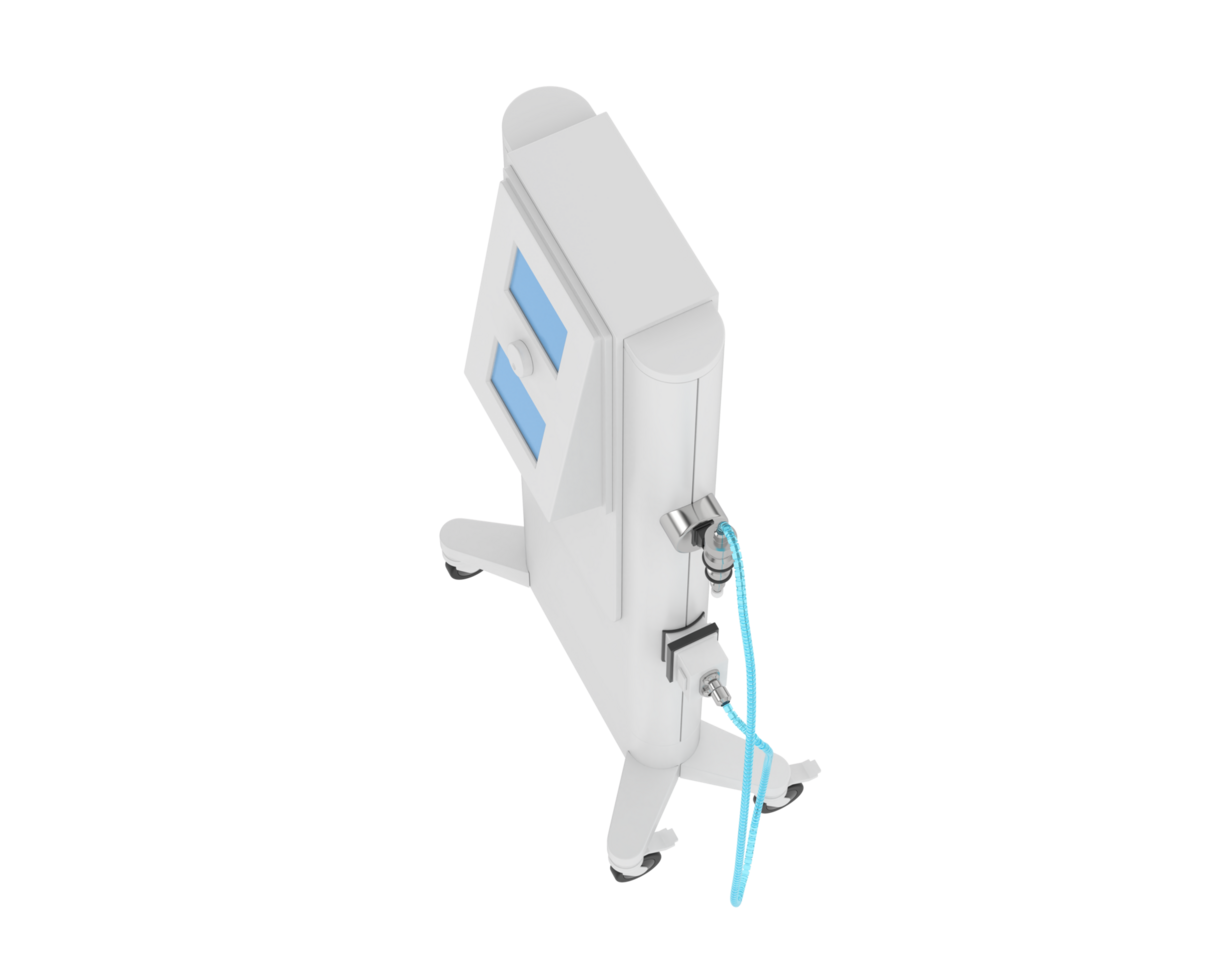 Skin device isolated on background. 3d rendering - illustration png