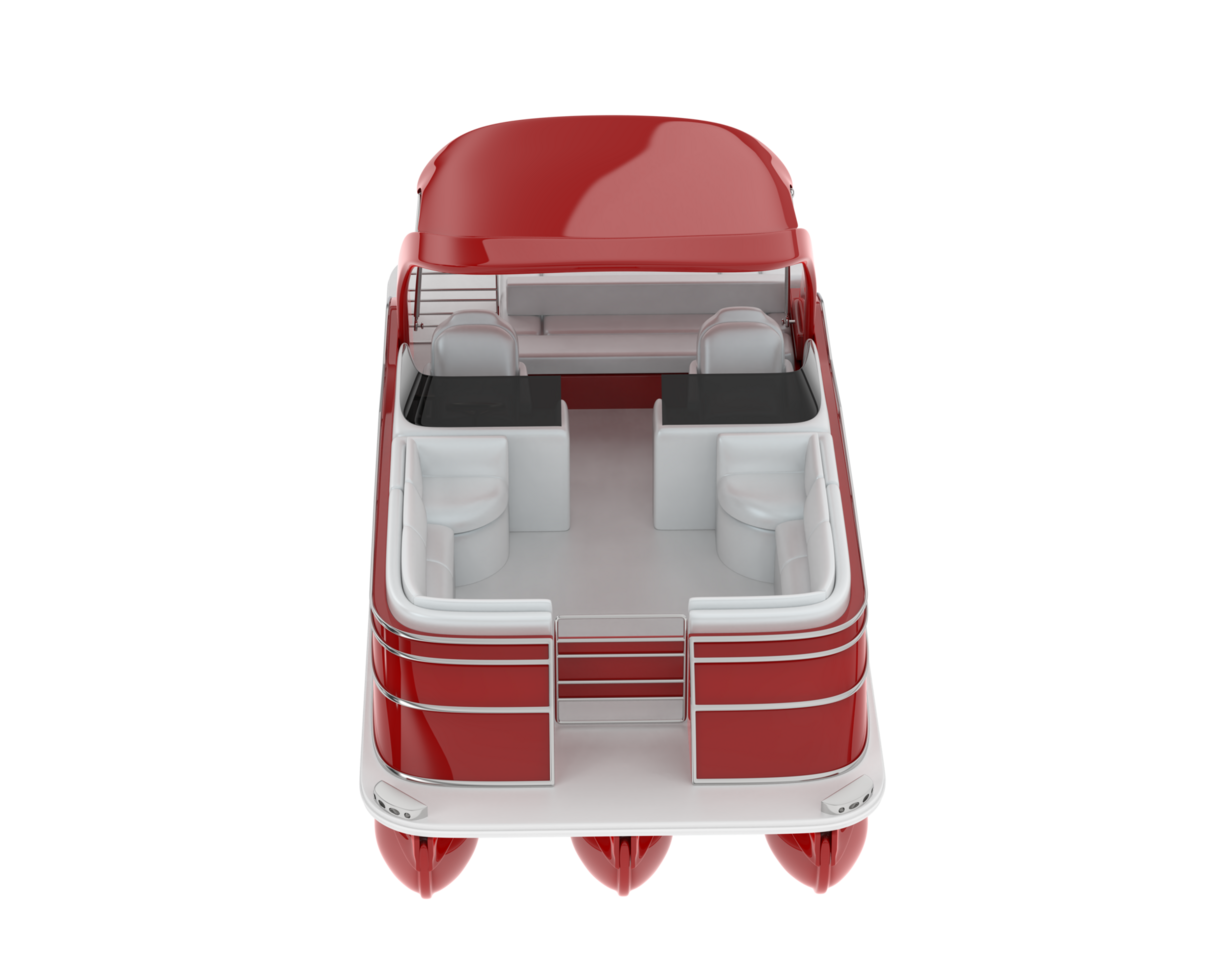 Small boat isolated on background. 3d rendering - illustration png