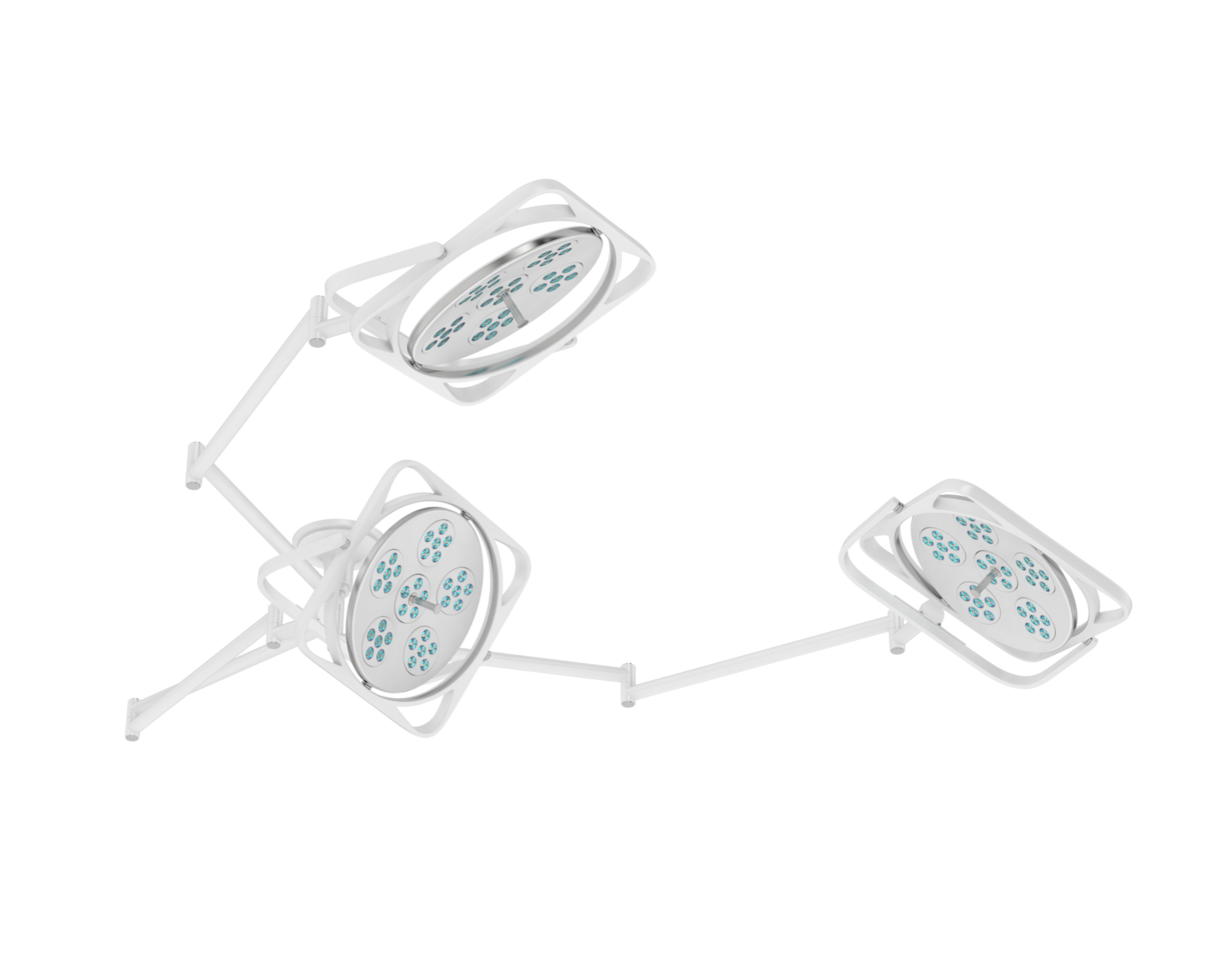 Hospital lights isolated on background. 3d rendering - illustration png