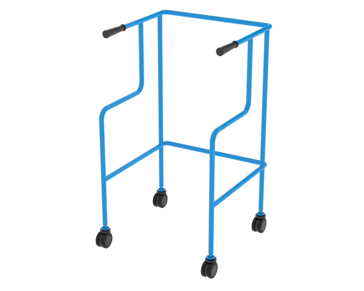 Hospital walker isolated on background. 3d rendering - illustration png