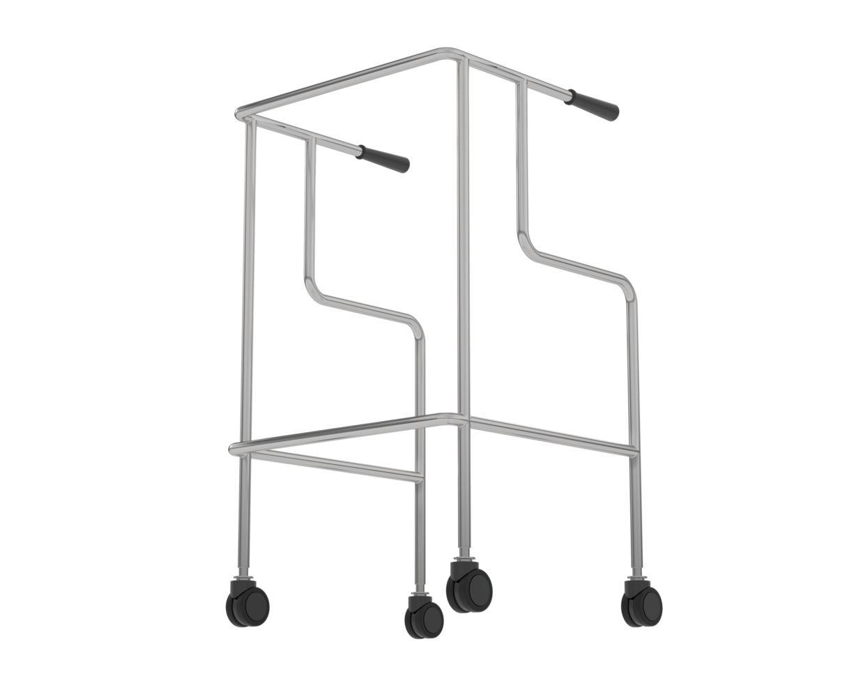 Hospital walker isolated on background. 3d rendering - illustration png