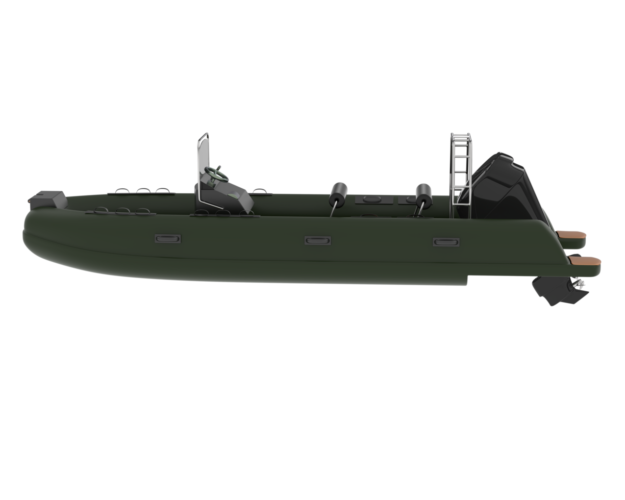 Fishing boat isolated on background. 3d rendering - illustration png