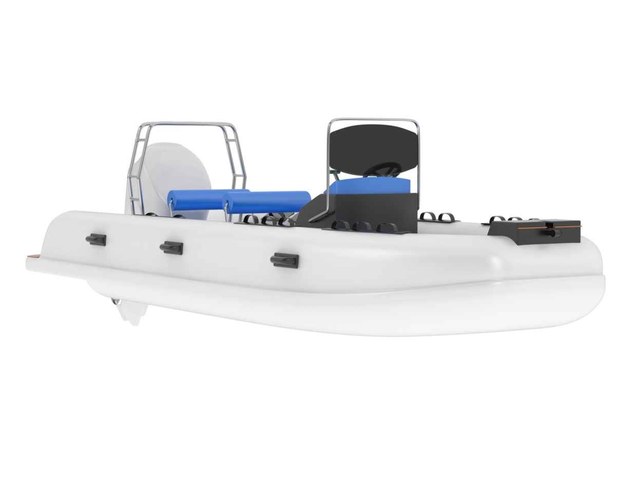 Fishing boat isolated on background. 3d rendering - illustration png