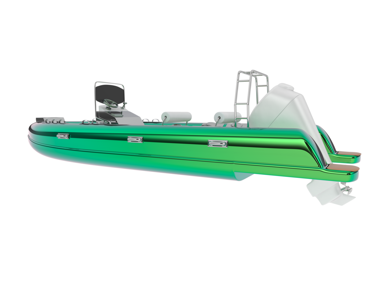 Fishing boat isolated on background. 3d rendering - illustration png