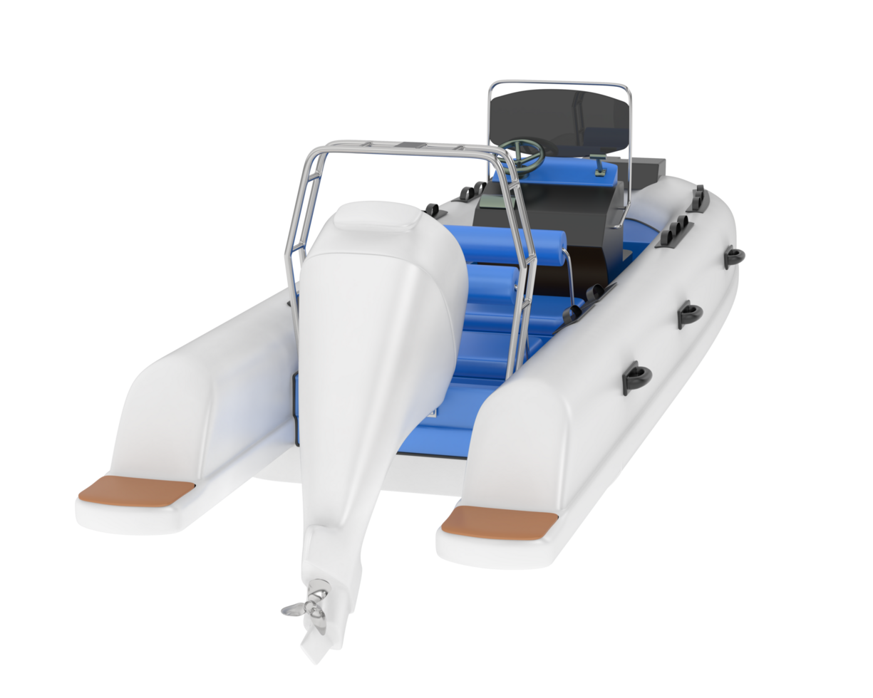 Fishing boat isolated on background. 3d rendering - illustration png