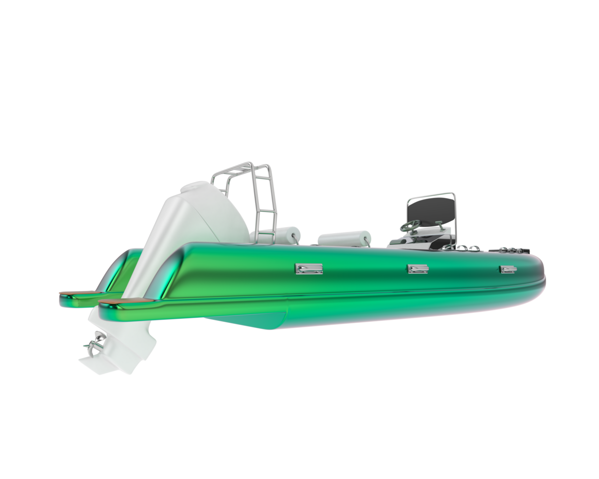 Fishing boat isolated on background. 3d rendering - illustration png