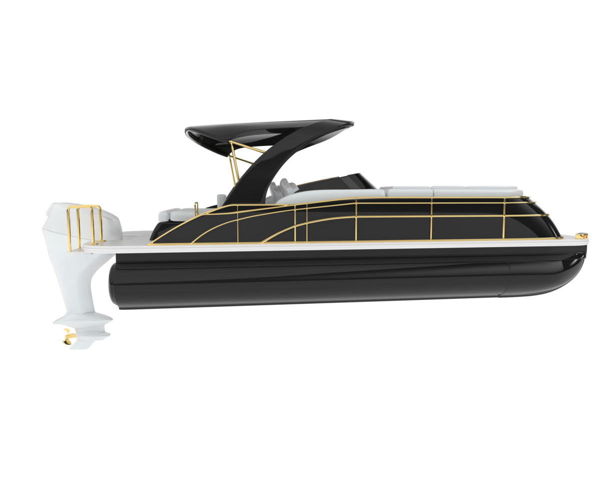 Small boat isolated on background. 3d rendering - illustration png