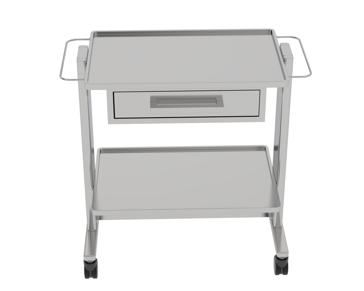 Hospital table isolated on background. 3d rendering - illustration png