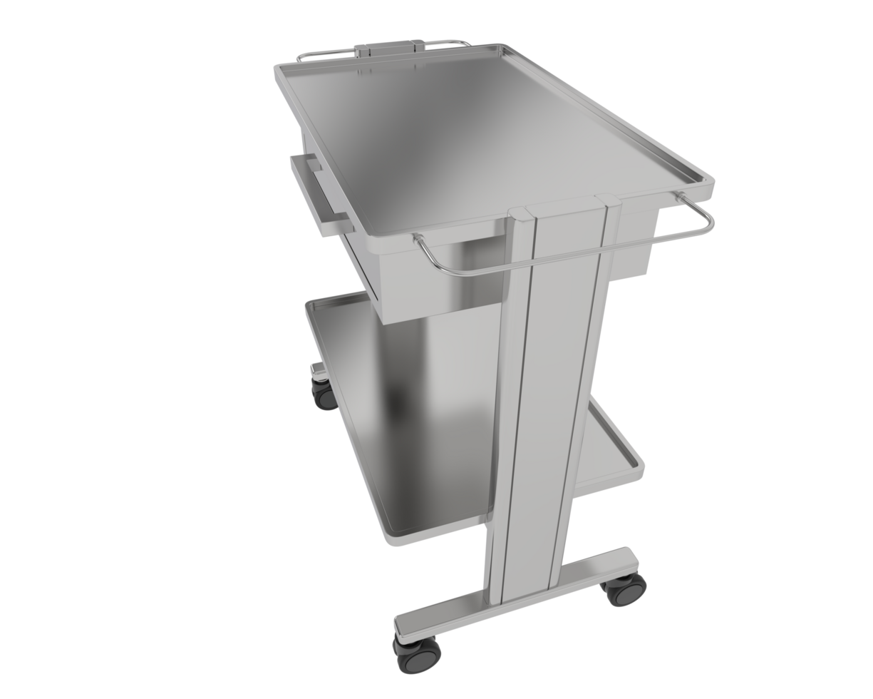 Hospital table isolated on background. 3d rendering - illustration png