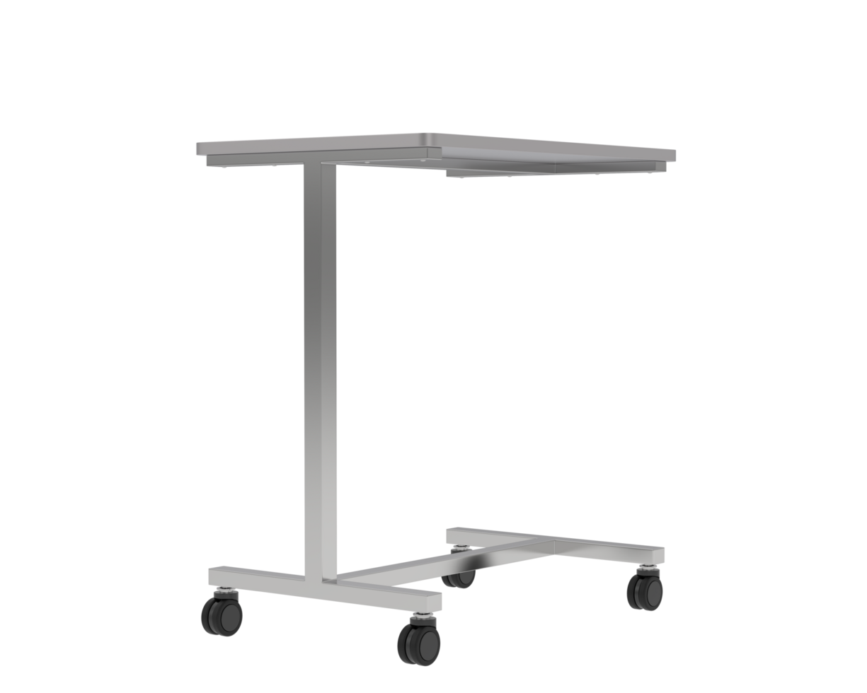 Hospital table isolated on background. 3d rendering - illustration png