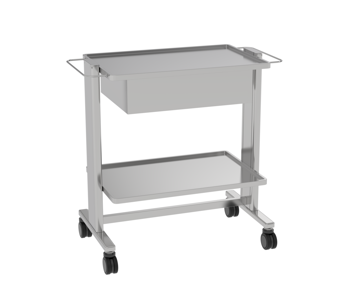 Hospital table isolated on background. 3d rendering - illustration png