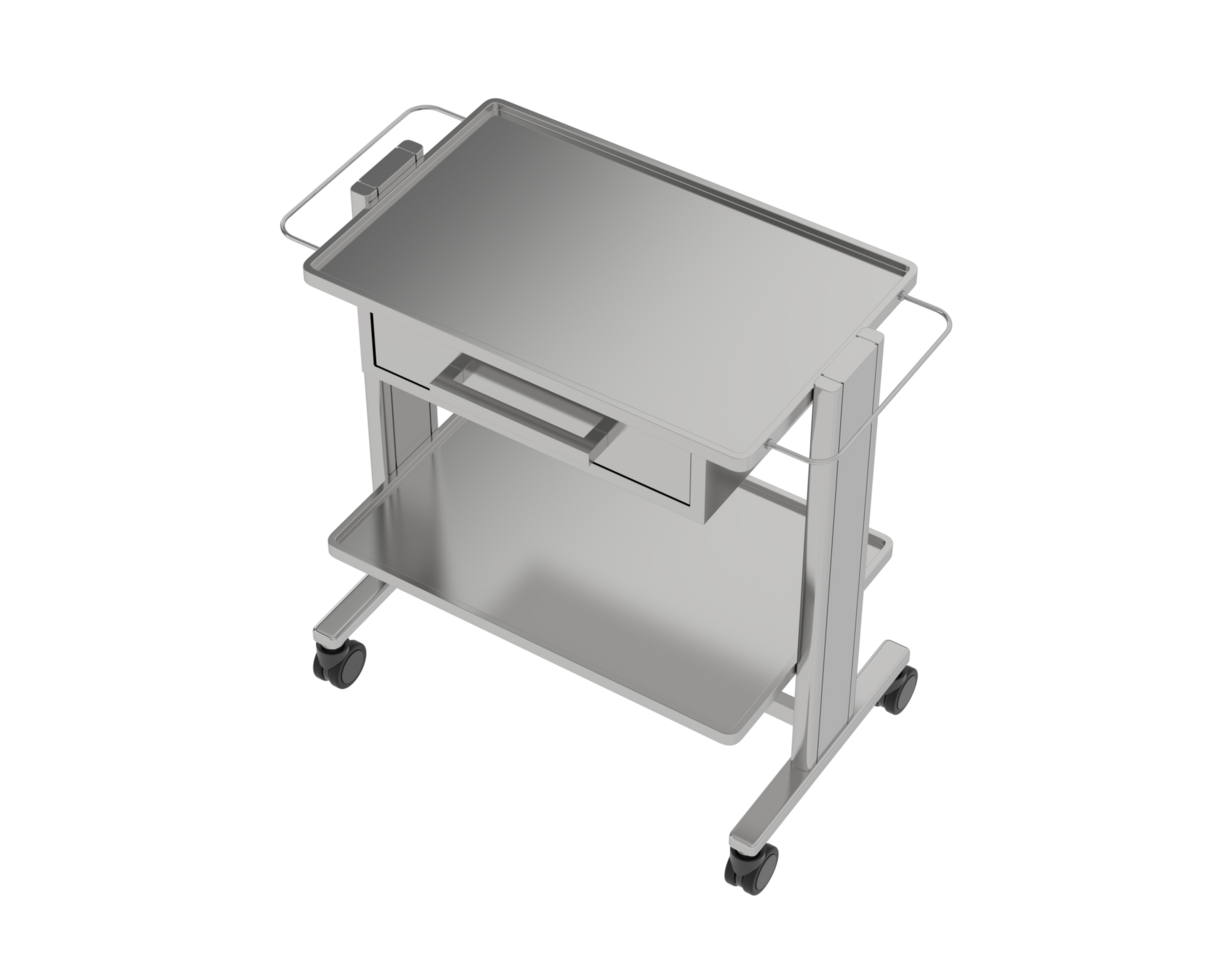 Hospital table isolated on background. 3d rendering - illustration png