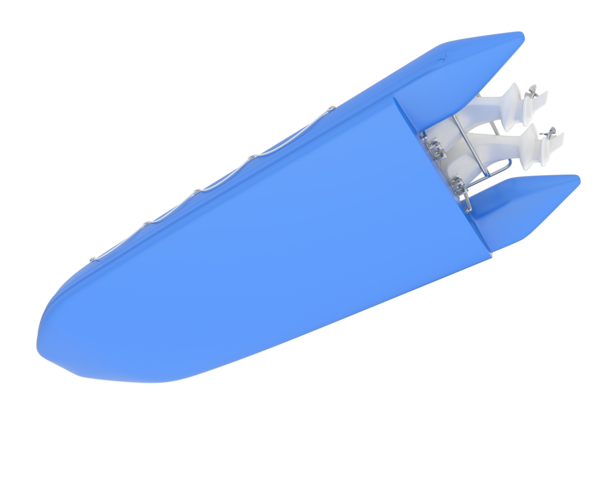 Boat isolated on background. 3d rendering - illustration png