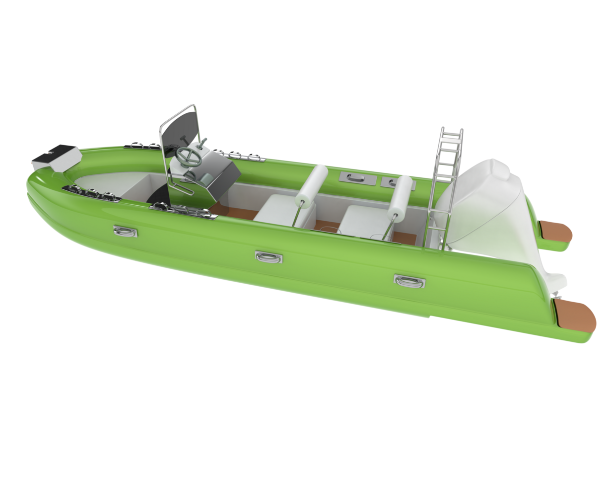 Fishing boat isolated on background. 3d rendering - illustration png
