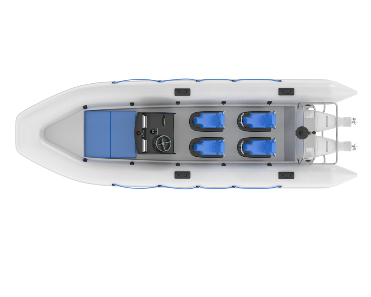 Boat isolated on background. 3d rendering - illustration png