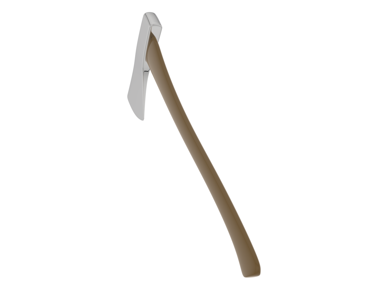 Axe isolated on background. 3d rendering - illustration png