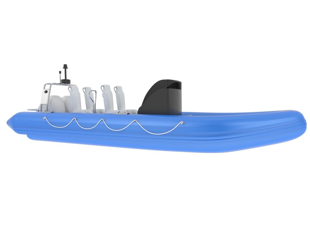 Boat isolated on background. 3d rendering - illustration png