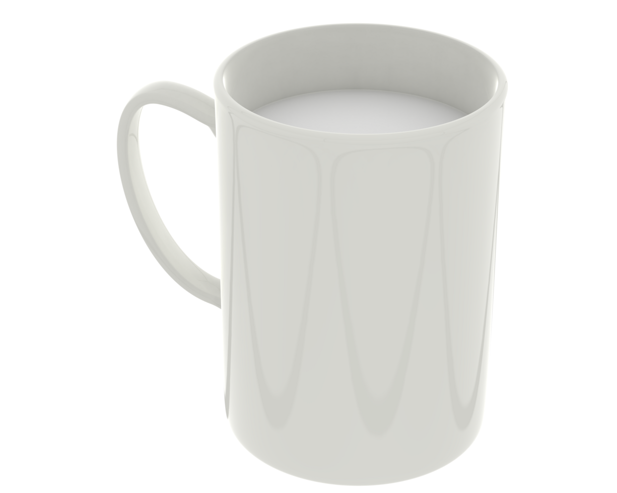 Coffee mug isolated on background. 3d rendering - illustration png