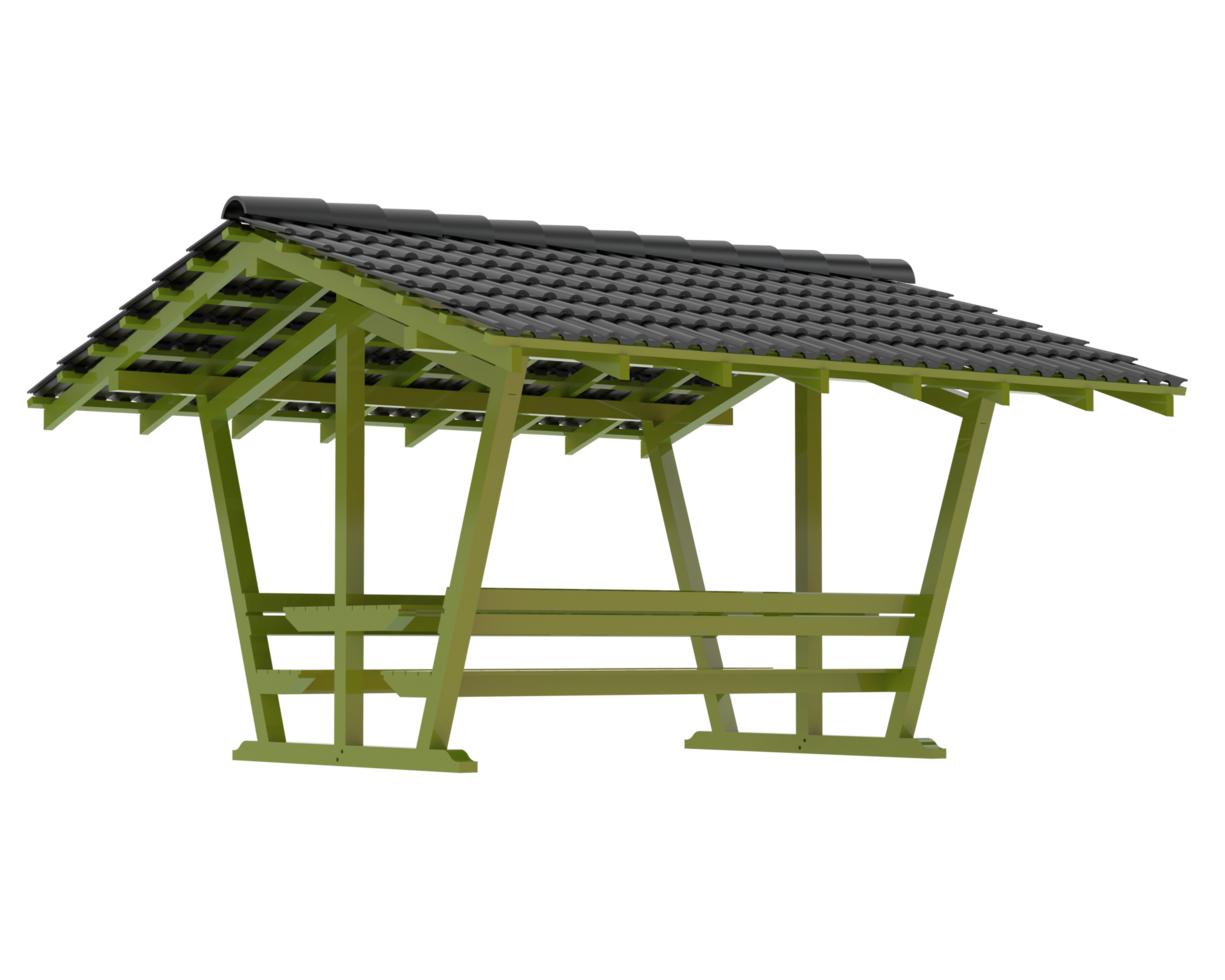 Garden table isolated on background. 3d rendering - illustration png