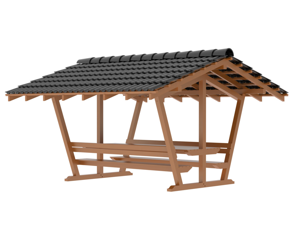 Garden table isolated on background. 3d rendering - illustration png