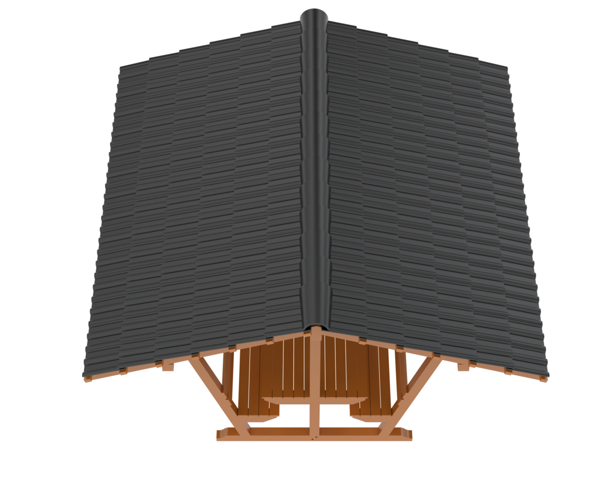 Garden table isolated on background. 3d rendering - illustration png