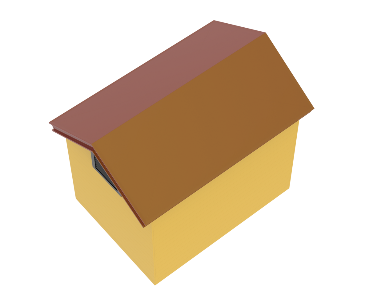 Beach hut isolated on background. 3d rendering - illustration png
