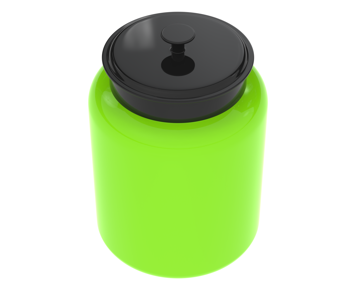 Jar isolated on background. 3d rendering - illustration png