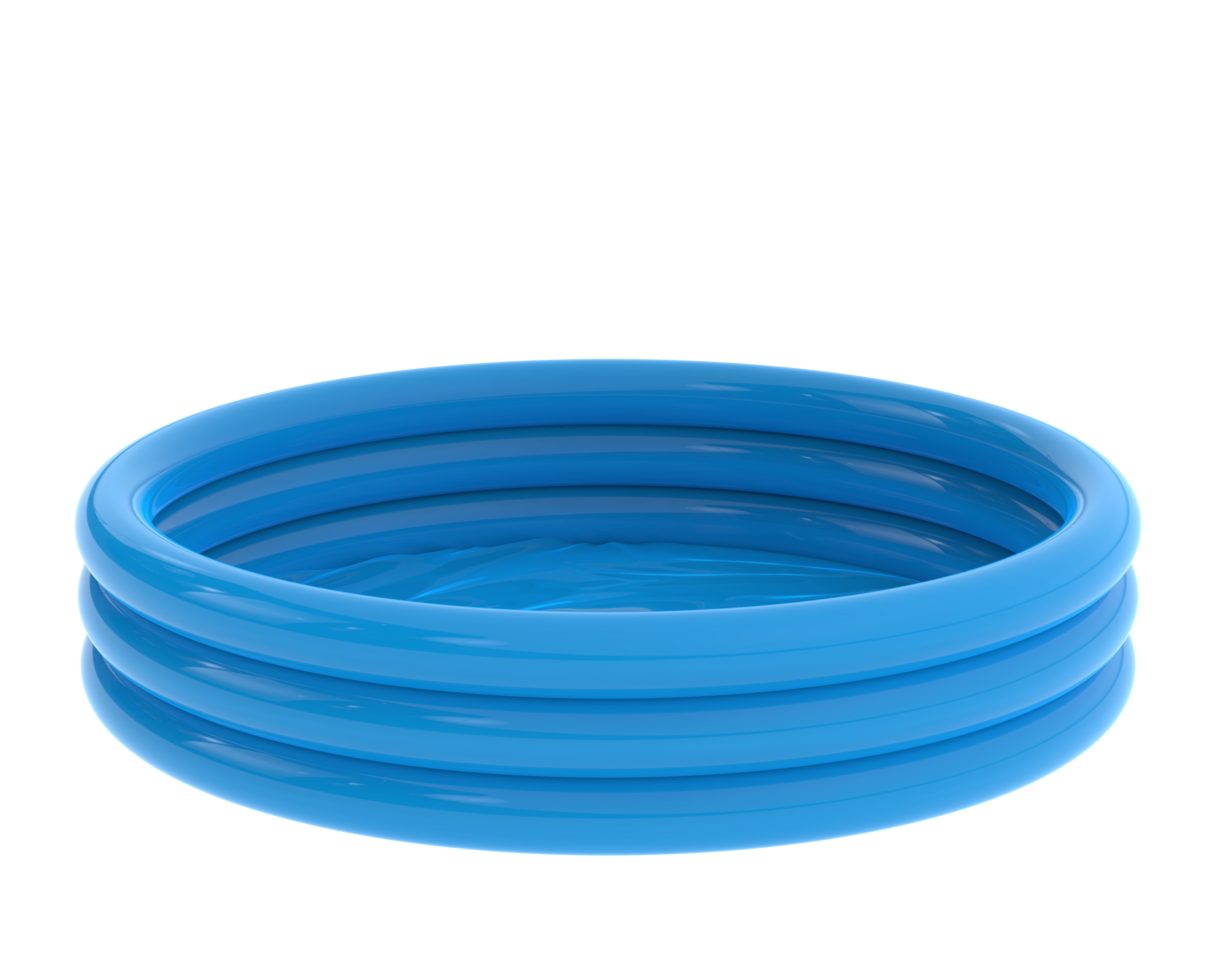 Kid pool isolated on background. 3d rendering - illustration png