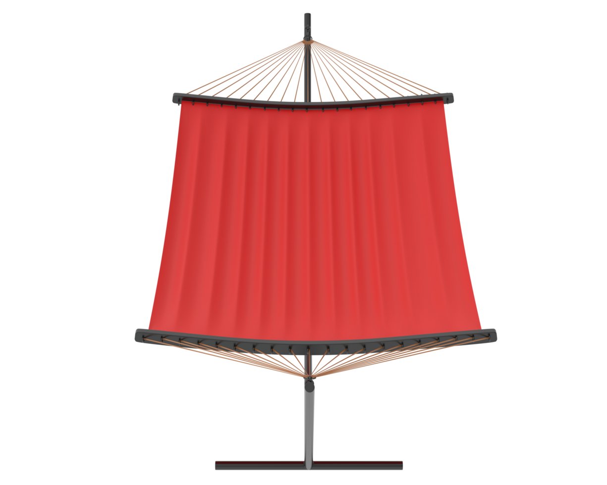 Hammock isolated on background. 3d rendering - illustration png