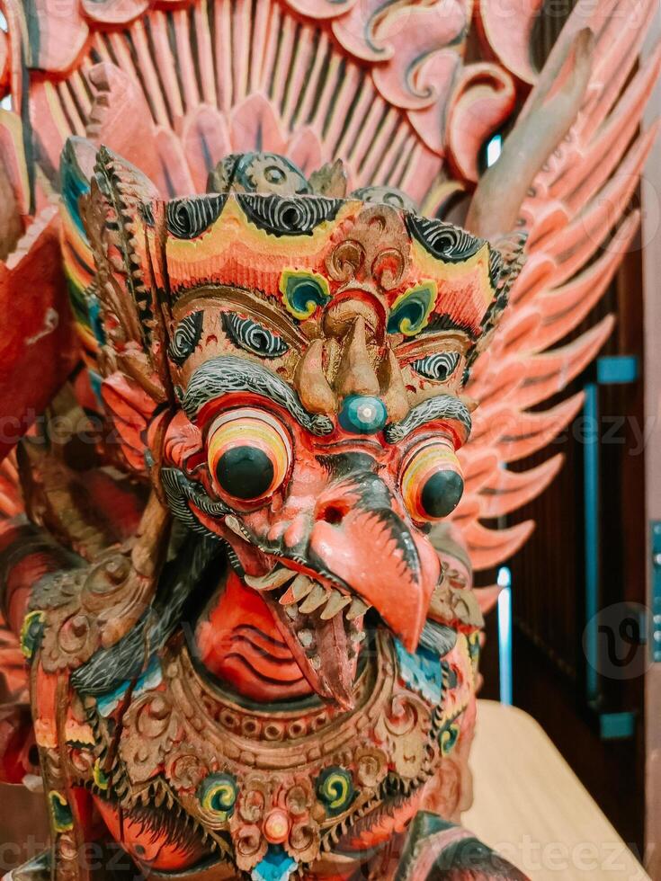 Jakarta, April 30 2024. Garuda Wisnu Kencana statue is a 122-meter tall statue located in Garuda Wisnu Kencana Cultural Park, Bali, Indonesia photo