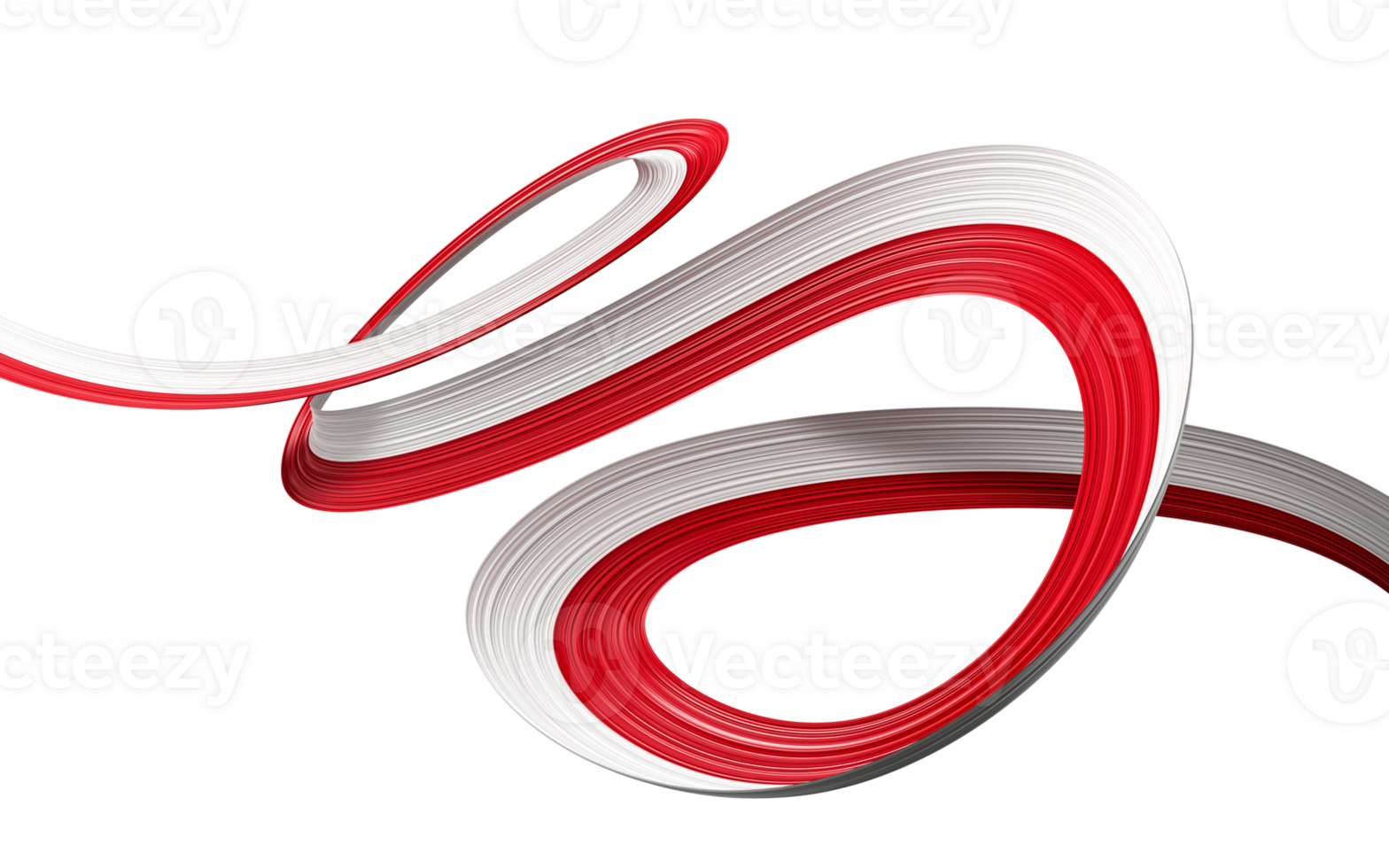 3d Flag Of Poland Country 3d Waving Poland Ribbon Flag, 3d illustration png