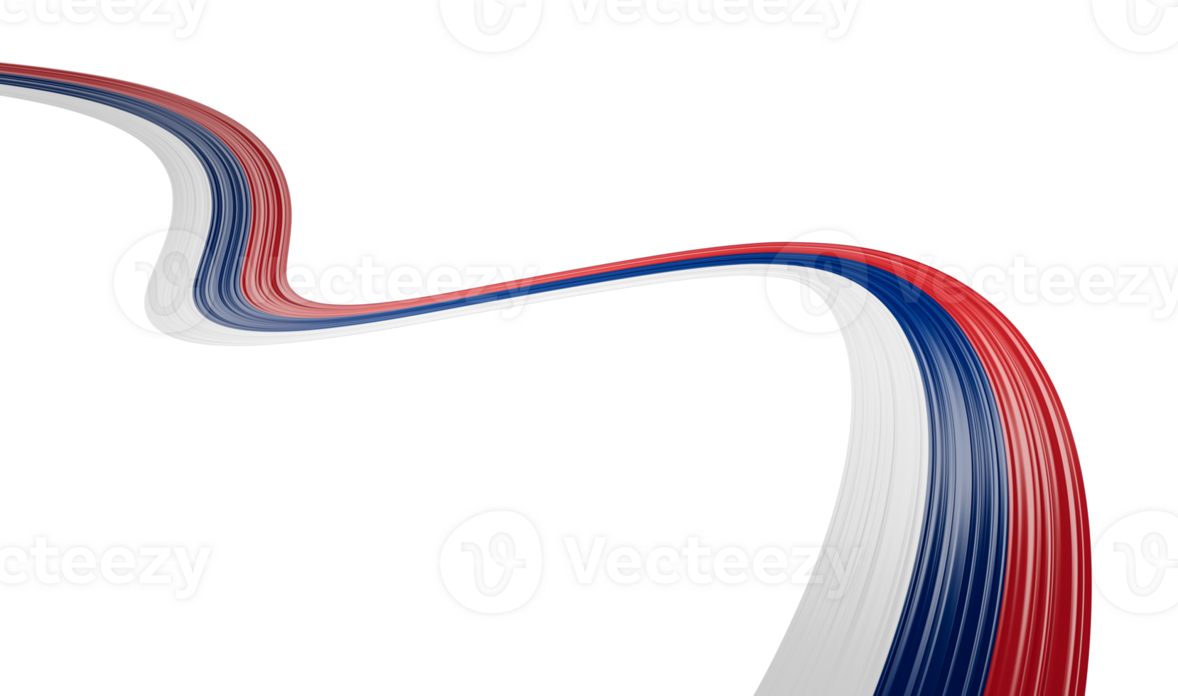 Serbian flag wavy abstract . 3d illustration. png