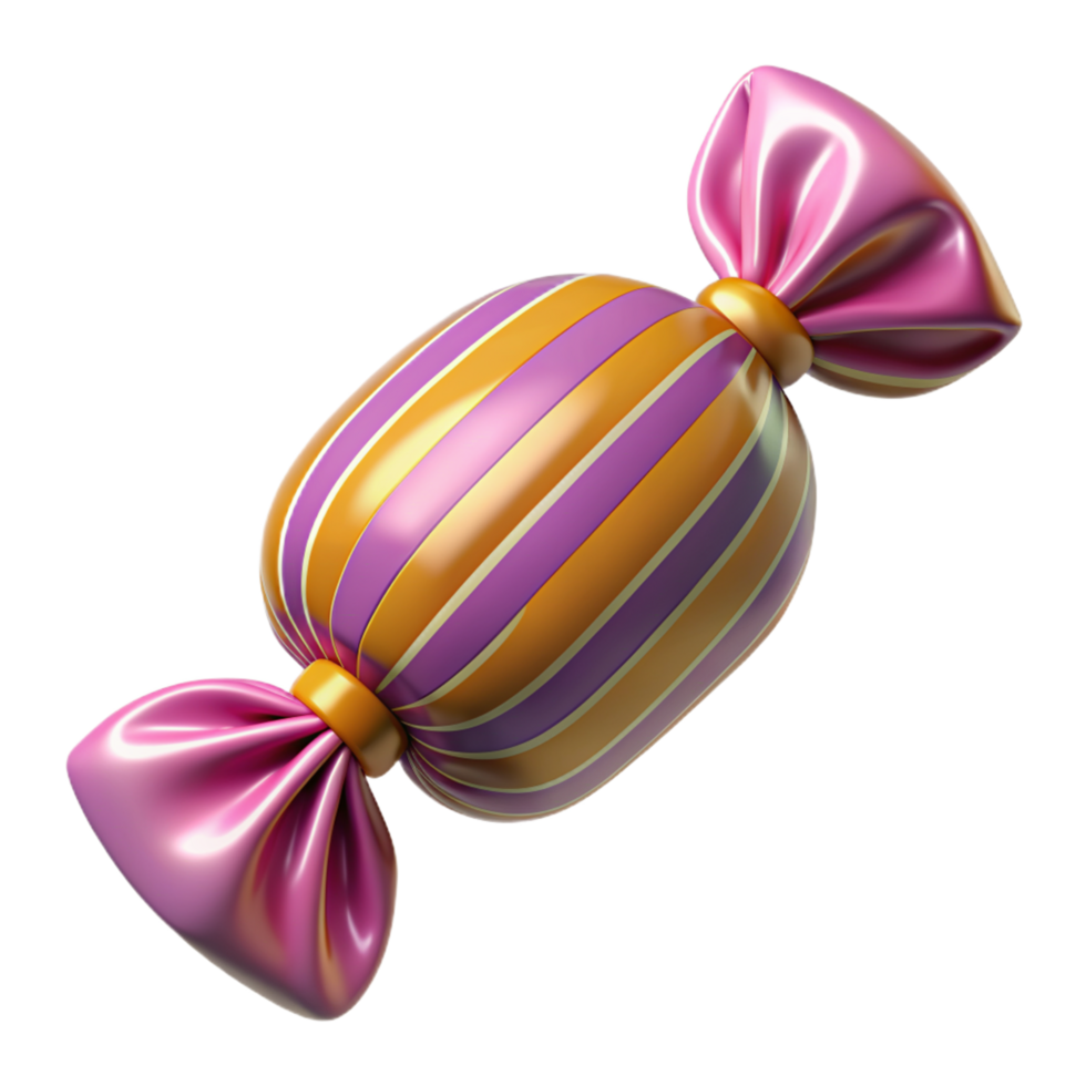 Wrapped Candy 3d Graphic png